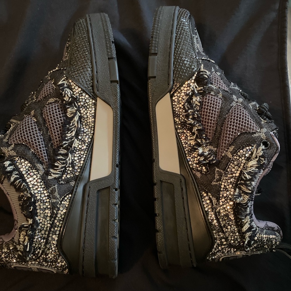 Louis Vuitton skate sneaker ‘black swarovski monogram’ - Picture 4 of 7